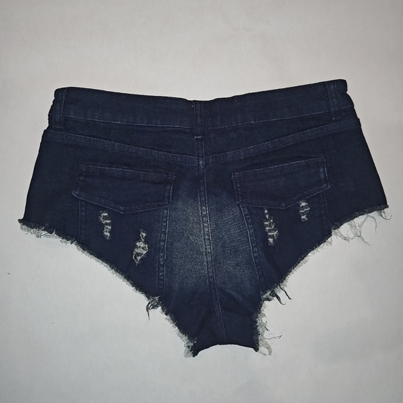 CURRENT MOOD TEENY TINY DENIM SHORTS * SIZE SMALL - Picture 5 of 5